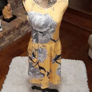 NEW yellow and grey summer dress